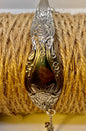 Bracelet-Single cuff with chain.